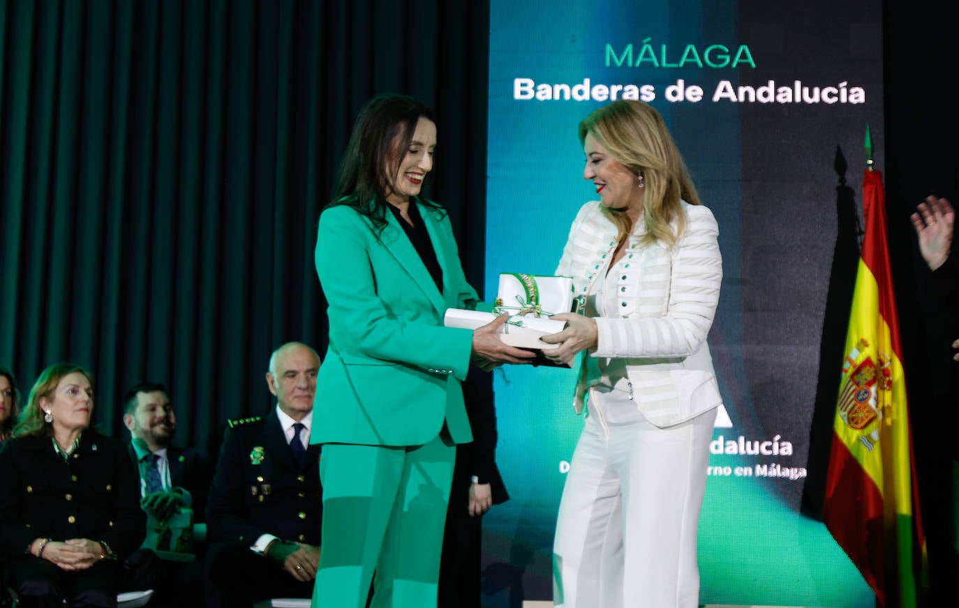 Entrega de los premios Banderas de Andalucía en Málaga