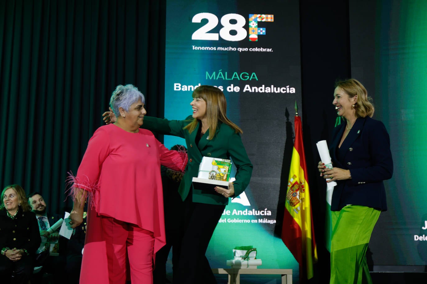 Entrega de los premios Banderas de Andalucía en Málaga