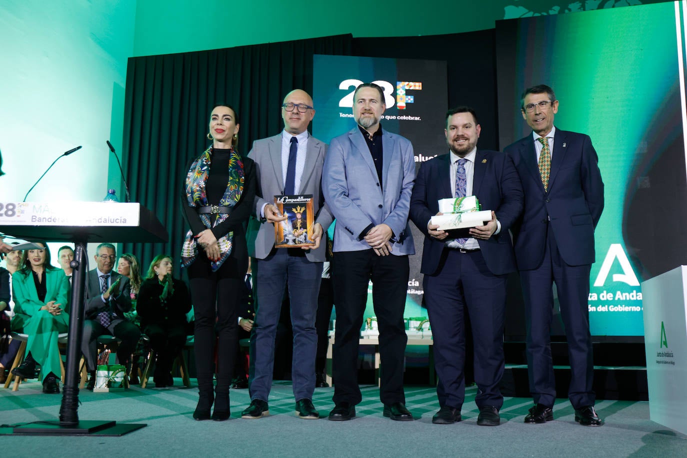 Entrega de los premios Banderas de Andalucía en Málaga