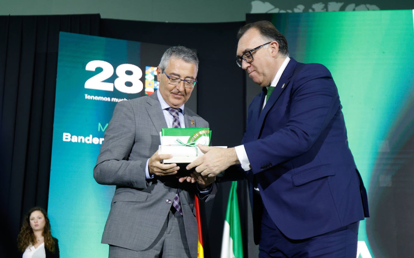 Entrega de los premios Banderas de Andalucía en Málaga