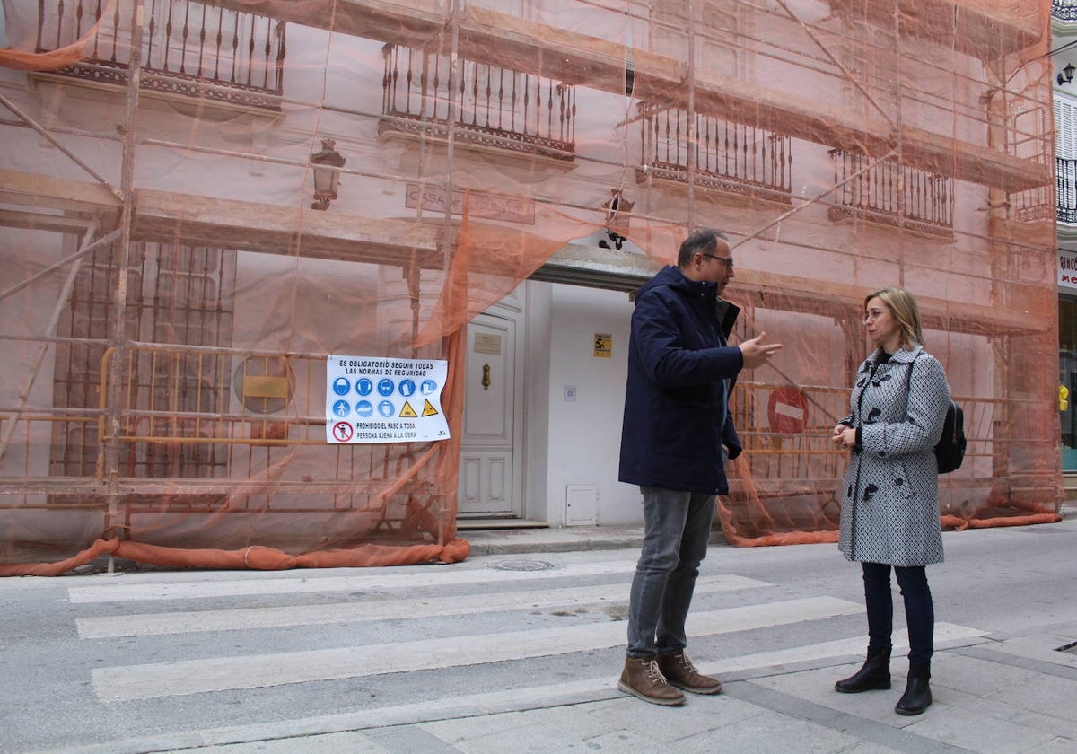 La Casa de la Cultura de Alhaurín el Grande en obras.