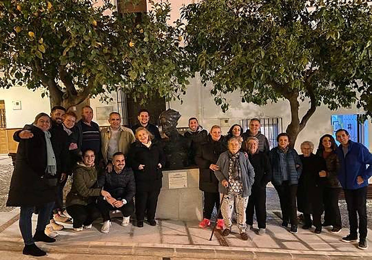 Inauguración de la nueva imagen de la calle Convento de Álora.