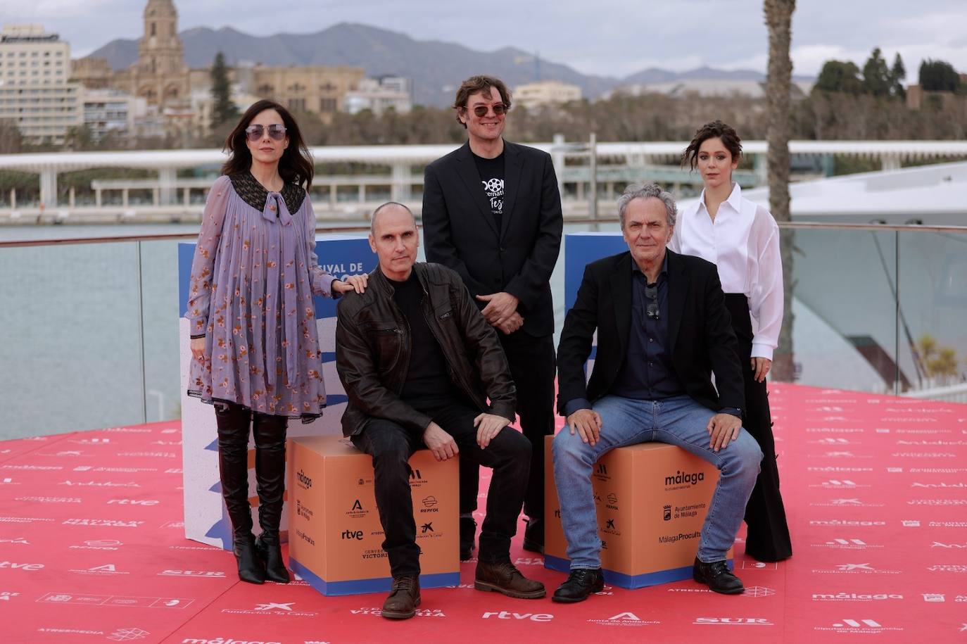 Photocall de la película 'Puntos suspensivos', de David Marqués. En su reparto destacan José Coronado, Cecilia Suárez y Georgina Amorós