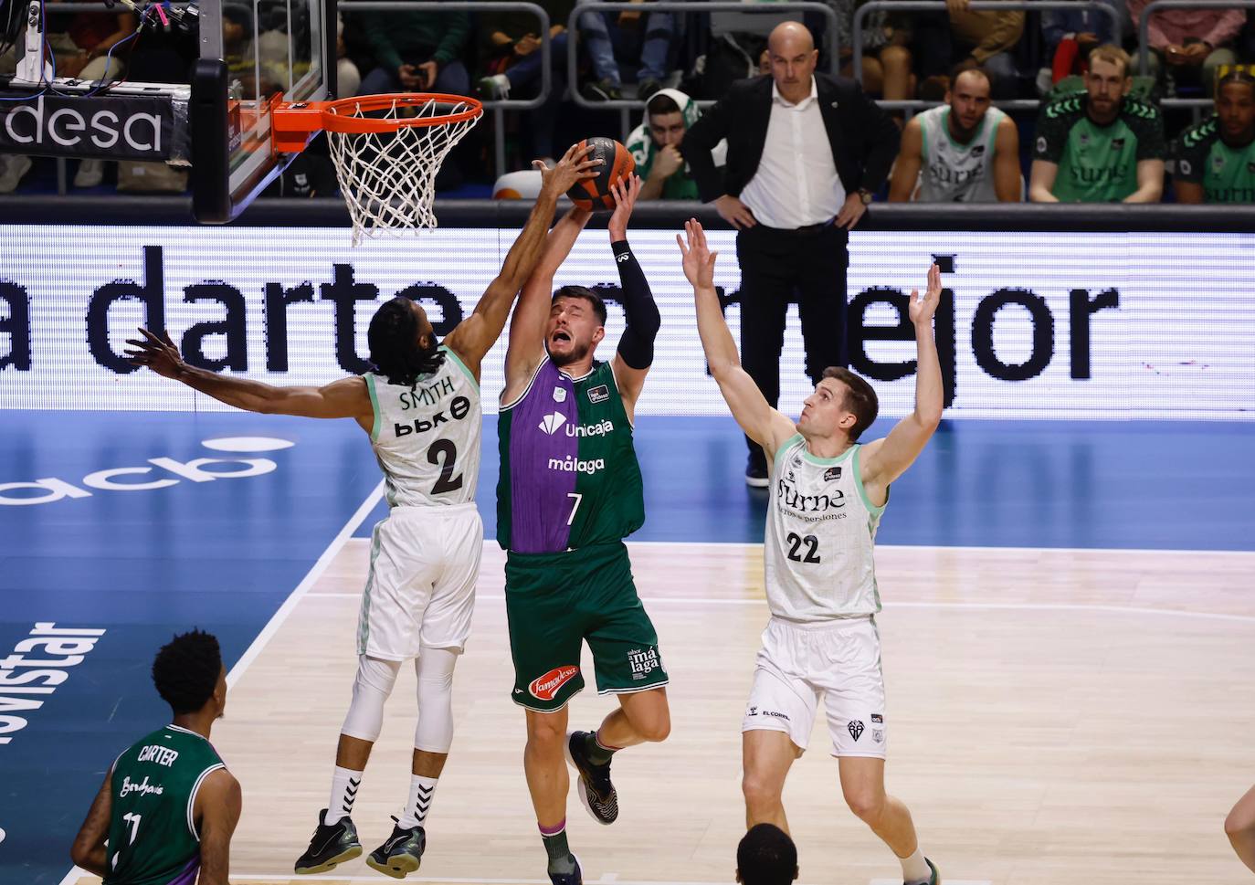 El Unicaja-Bilbao, en imágenes