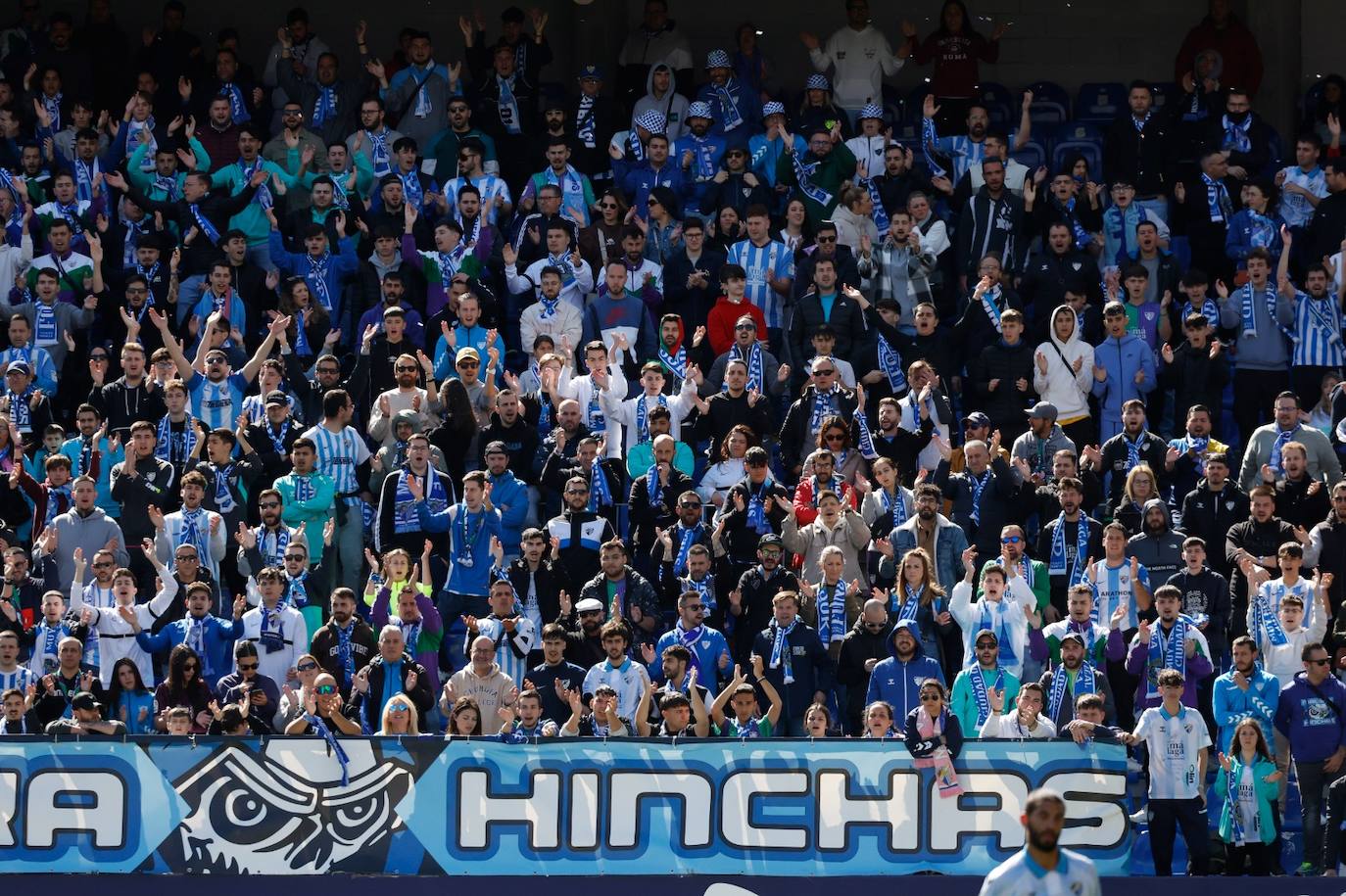 Las mejores fotos del Málaga-Ibiza