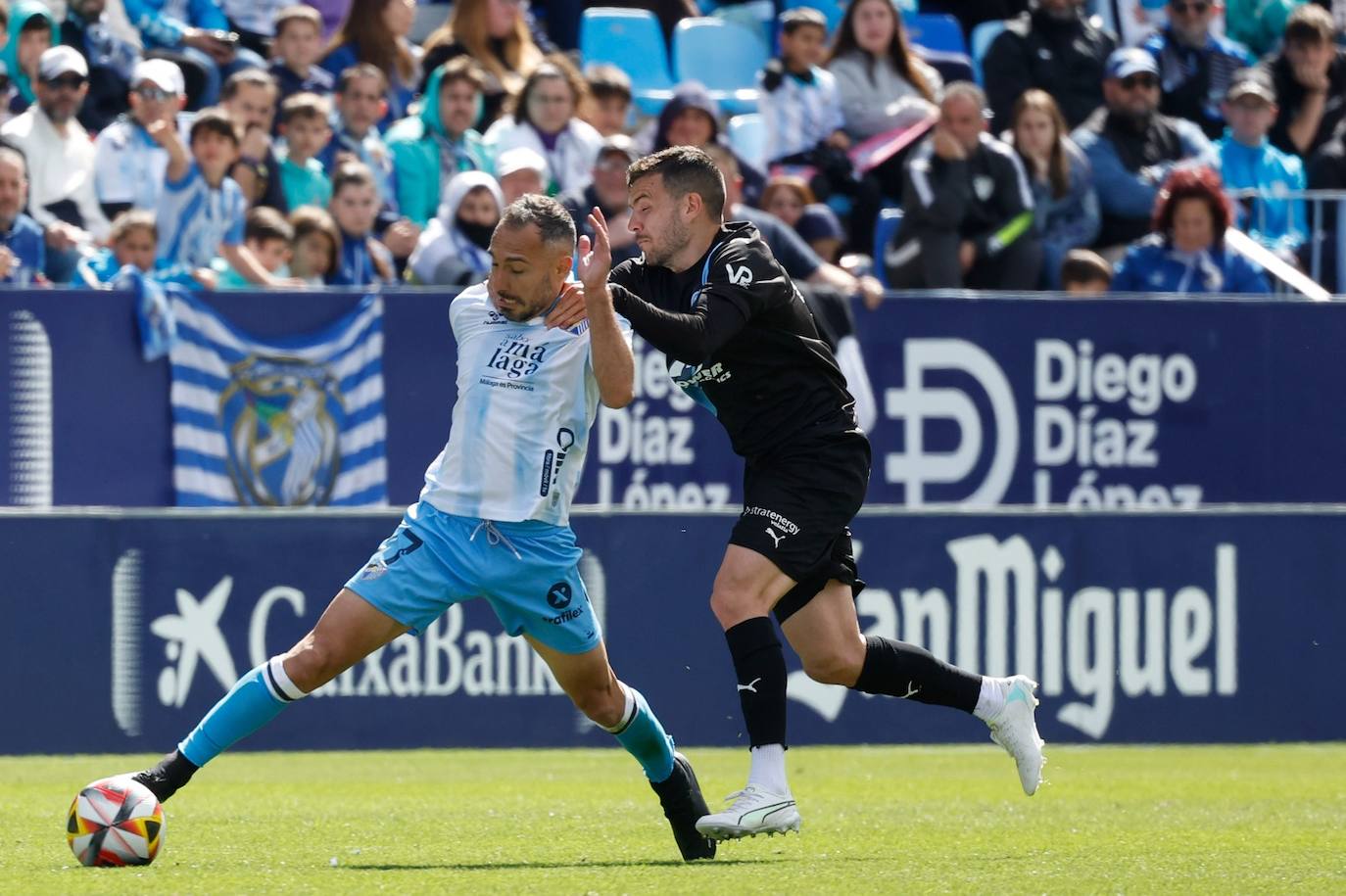 Las mejores fotos del Málaga-Ibiza