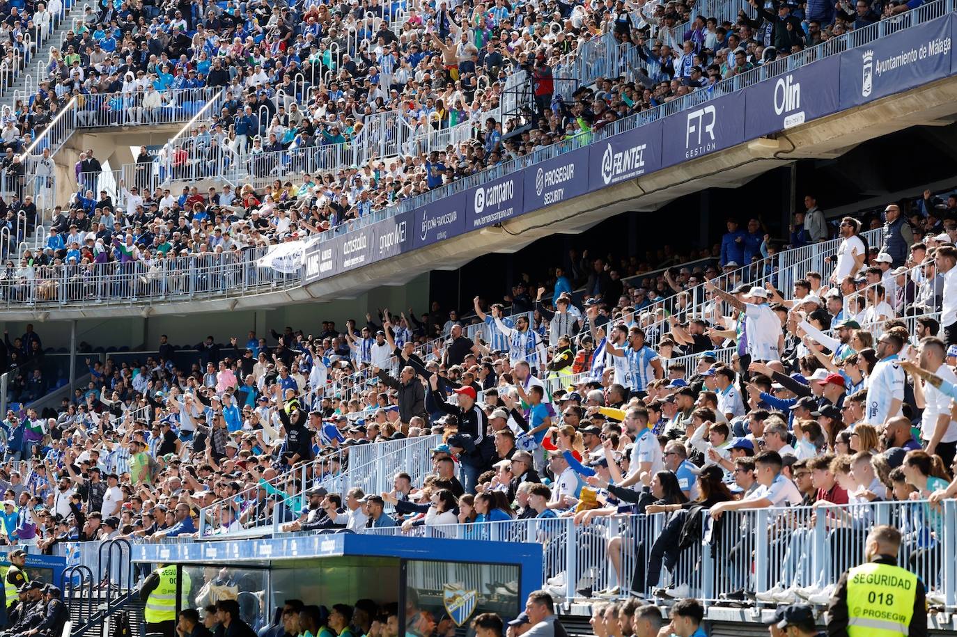 Las mejores fotos del Málaga-Ibiza