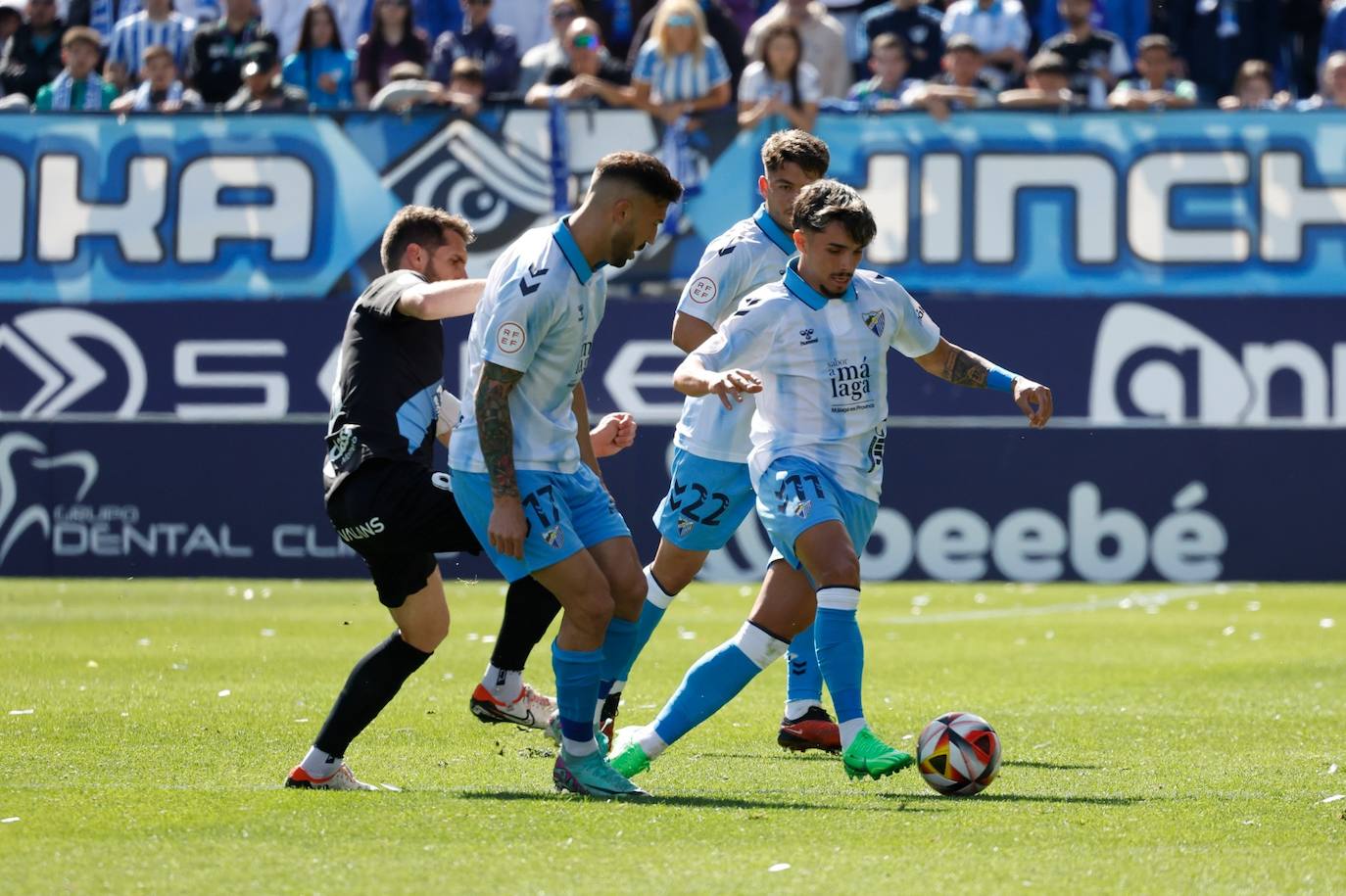 Las mejores fotos del Málaga-Ibiza