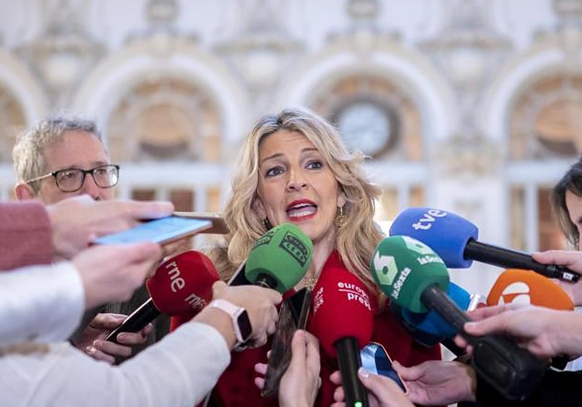 Yolanda Díaz, sobre los restaurantes abiertos hasta la una de la madrugada: «Es una locura»