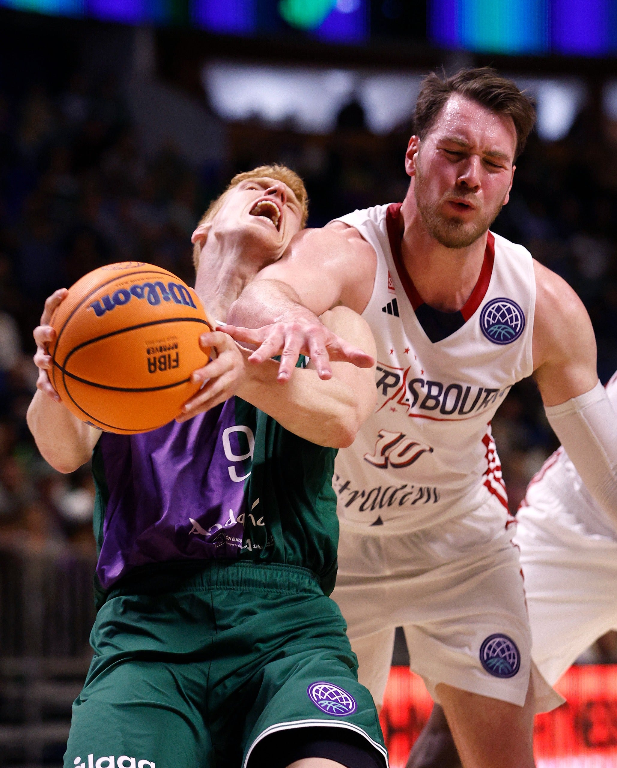 Las mejores imágenes del Unicaja-SIG Basket Estrasburgo