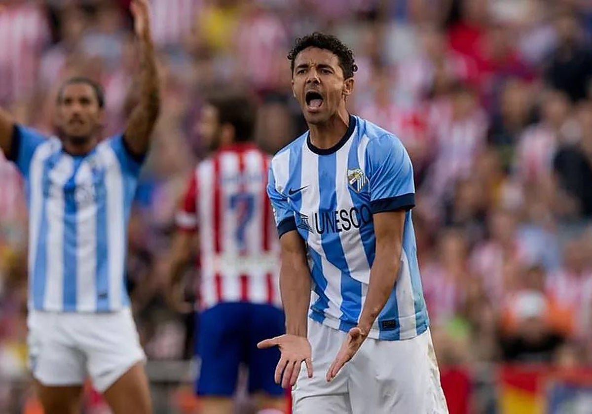 Weligton, en su etapa como malaguista.