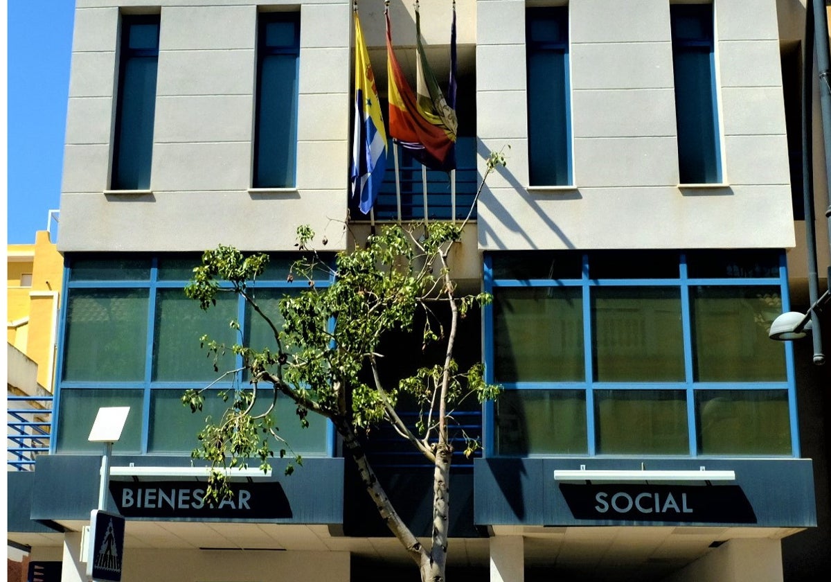 Edificio del área de Bienestar Social.