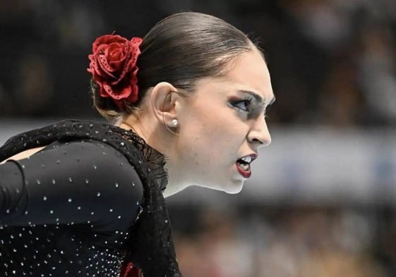 Natalia Baldizzone, durante la prueba de la final en Buenos Aires.