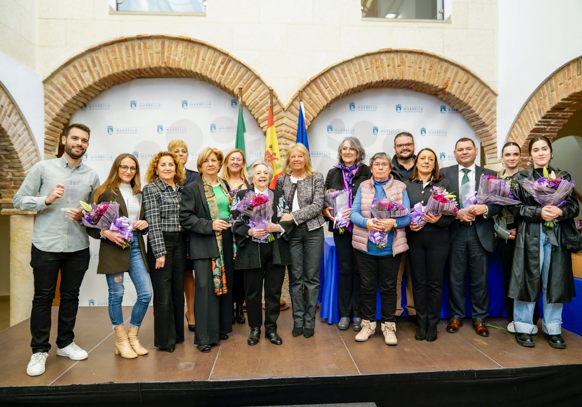 Celebración del acto oficial del 8M en Marbella.