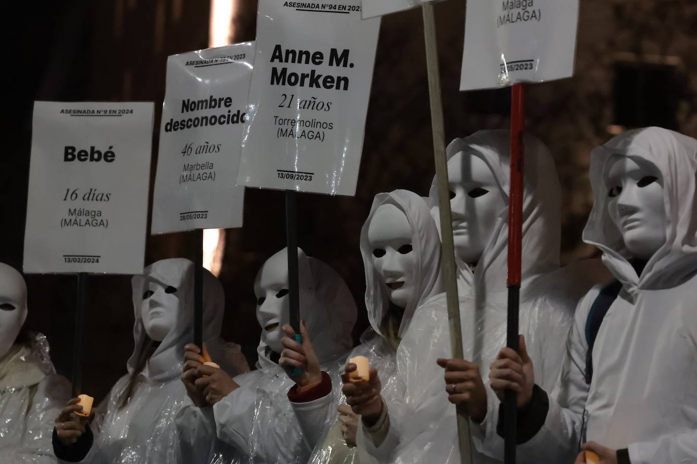 Manifestación por el 8M en Málaga