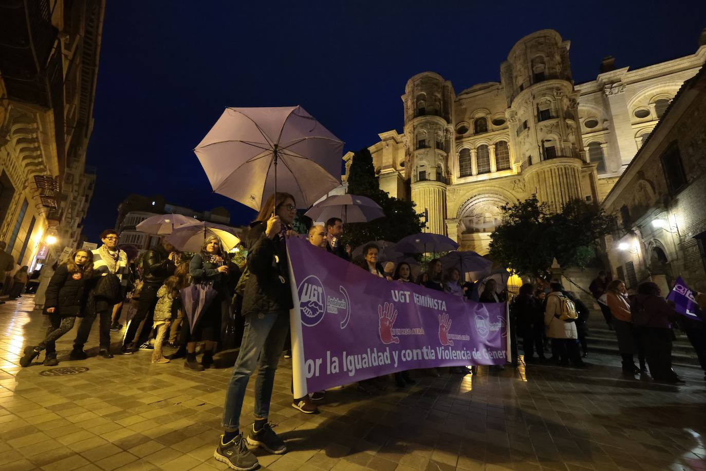 Manifestación por el 8M en Málaga