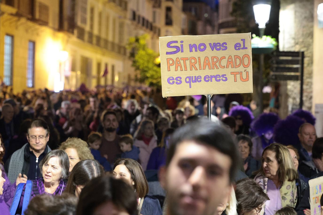 Manifestación por el 8M en Málaga