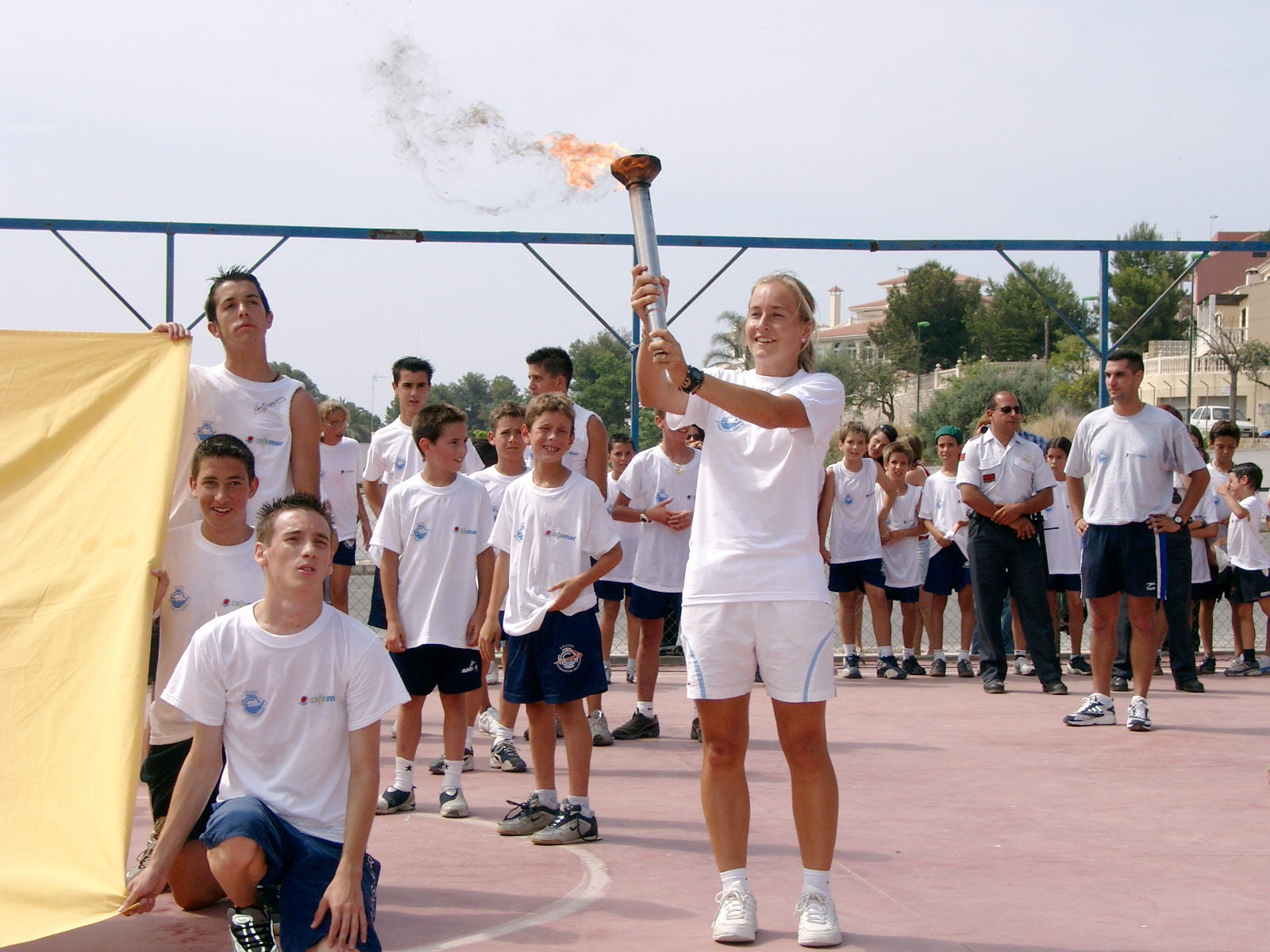 En la Deportiada del Cerrado de Calderón de 2003.