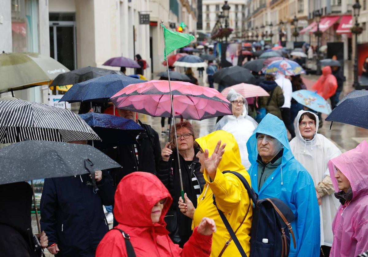 Málaga, en aviso amarillo este sábado por intensas lluvias y fuertes rachas de viento