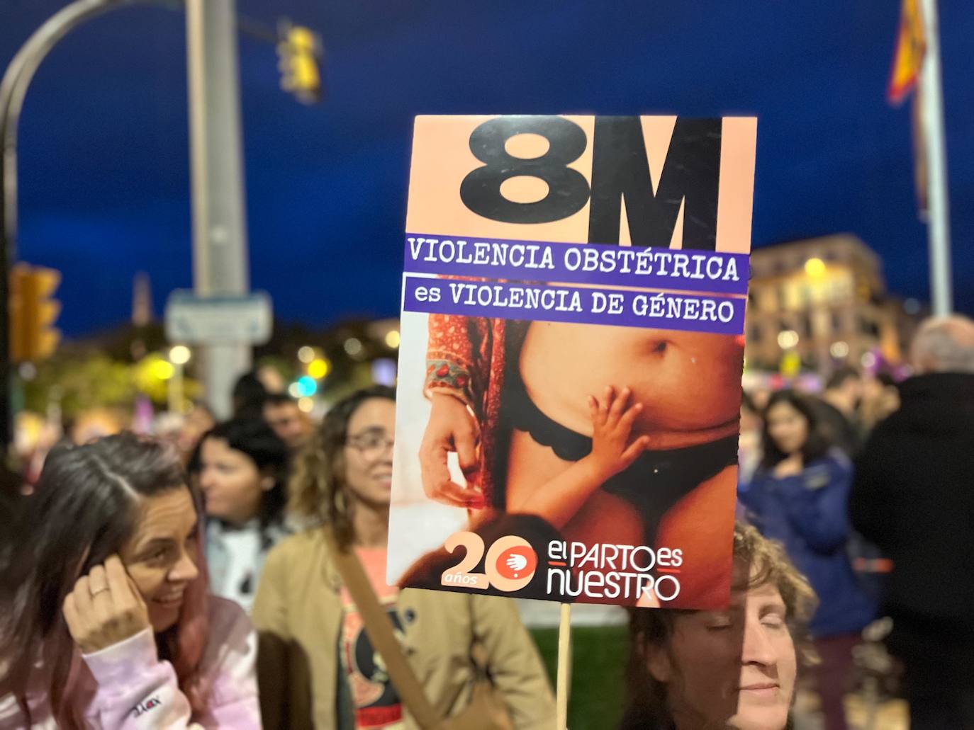 Las pancartas del 8M en Málaga