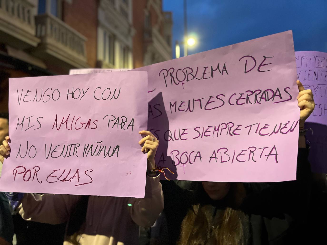 Las pancartas del 8M en Málaga