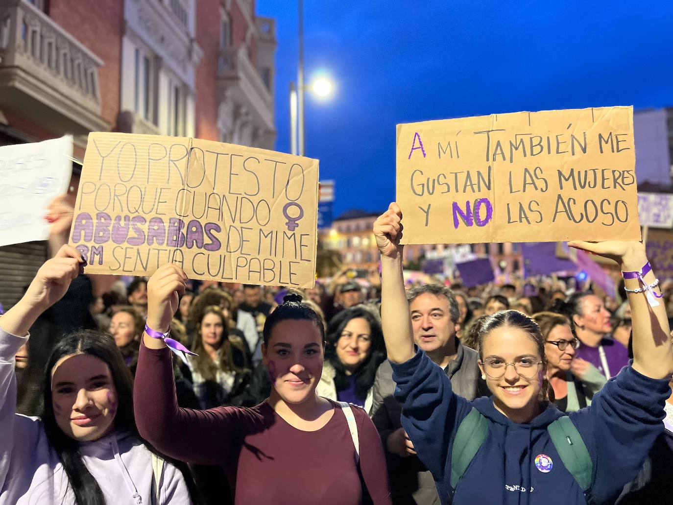 Las pancartas del 8M en Málaga