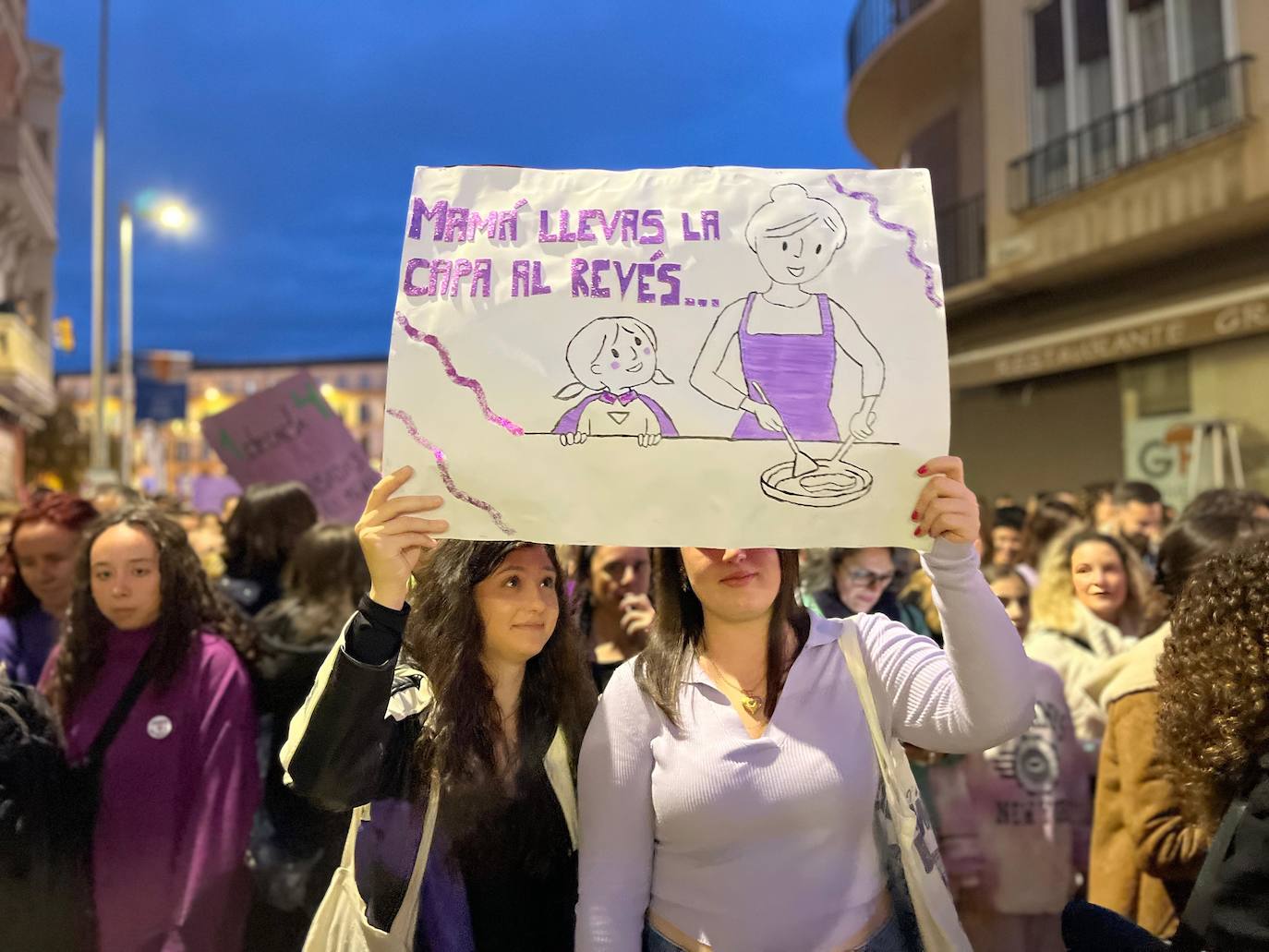 Las pancartas del 8M en Málaga