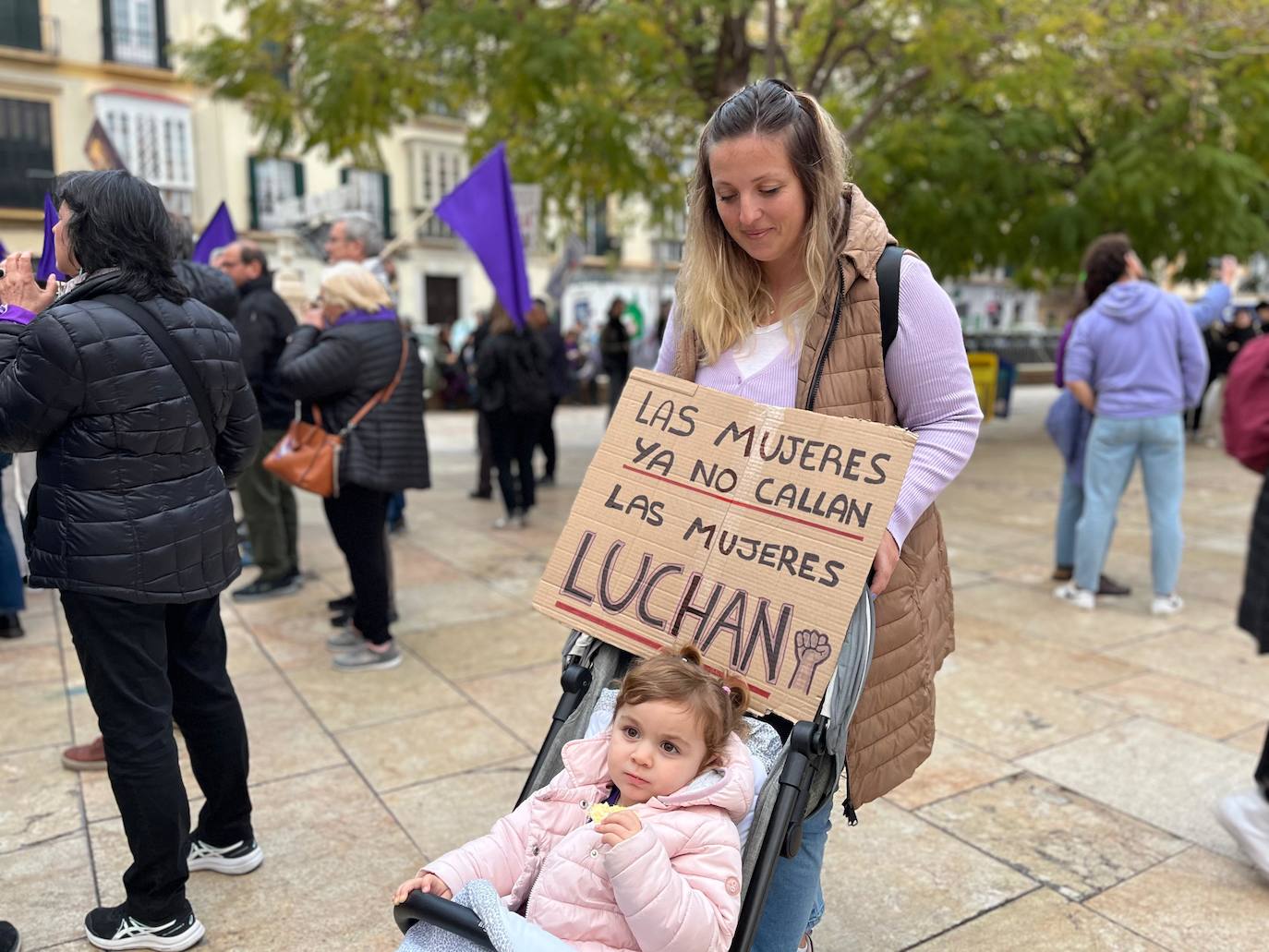 Las pancartas del 8M en Málaga