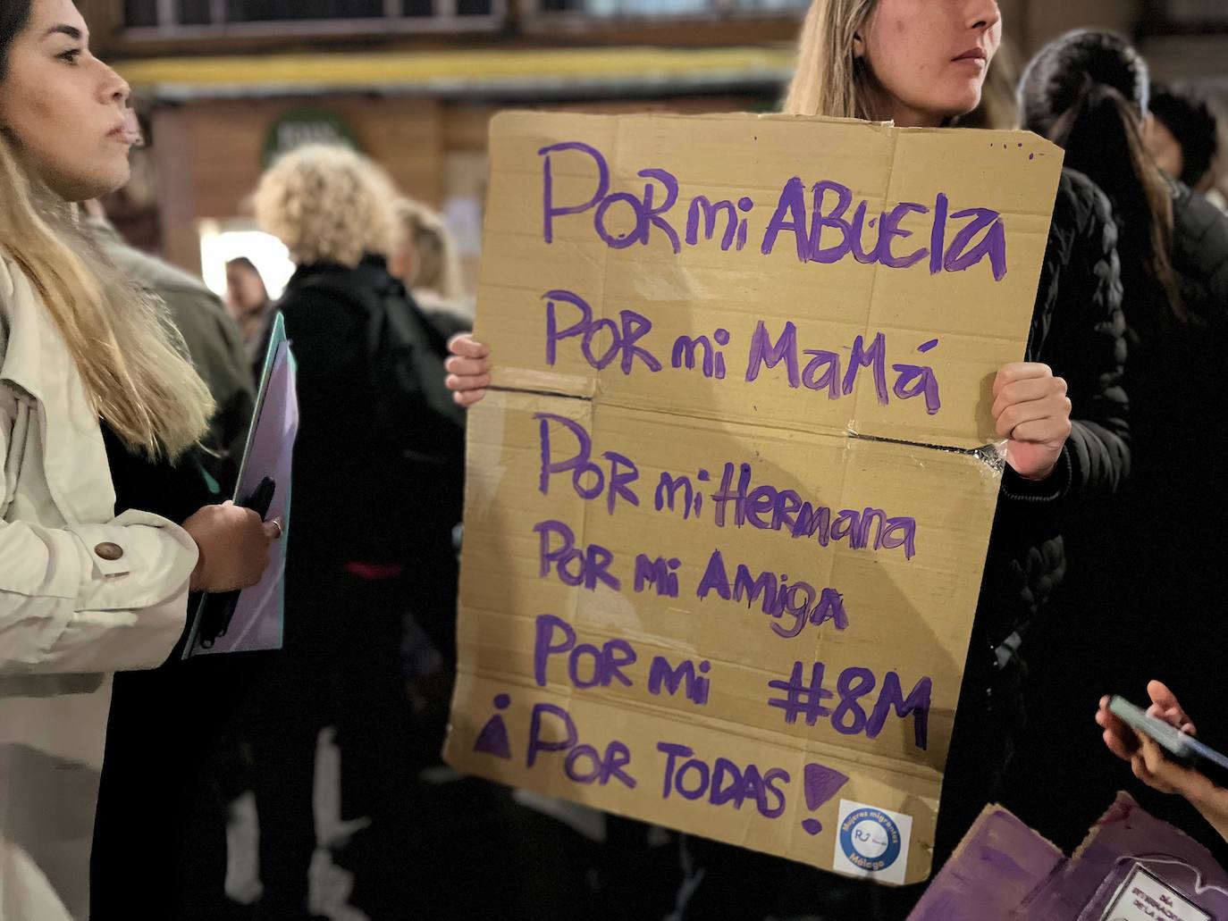 Las pancartas del 8M en Málaga