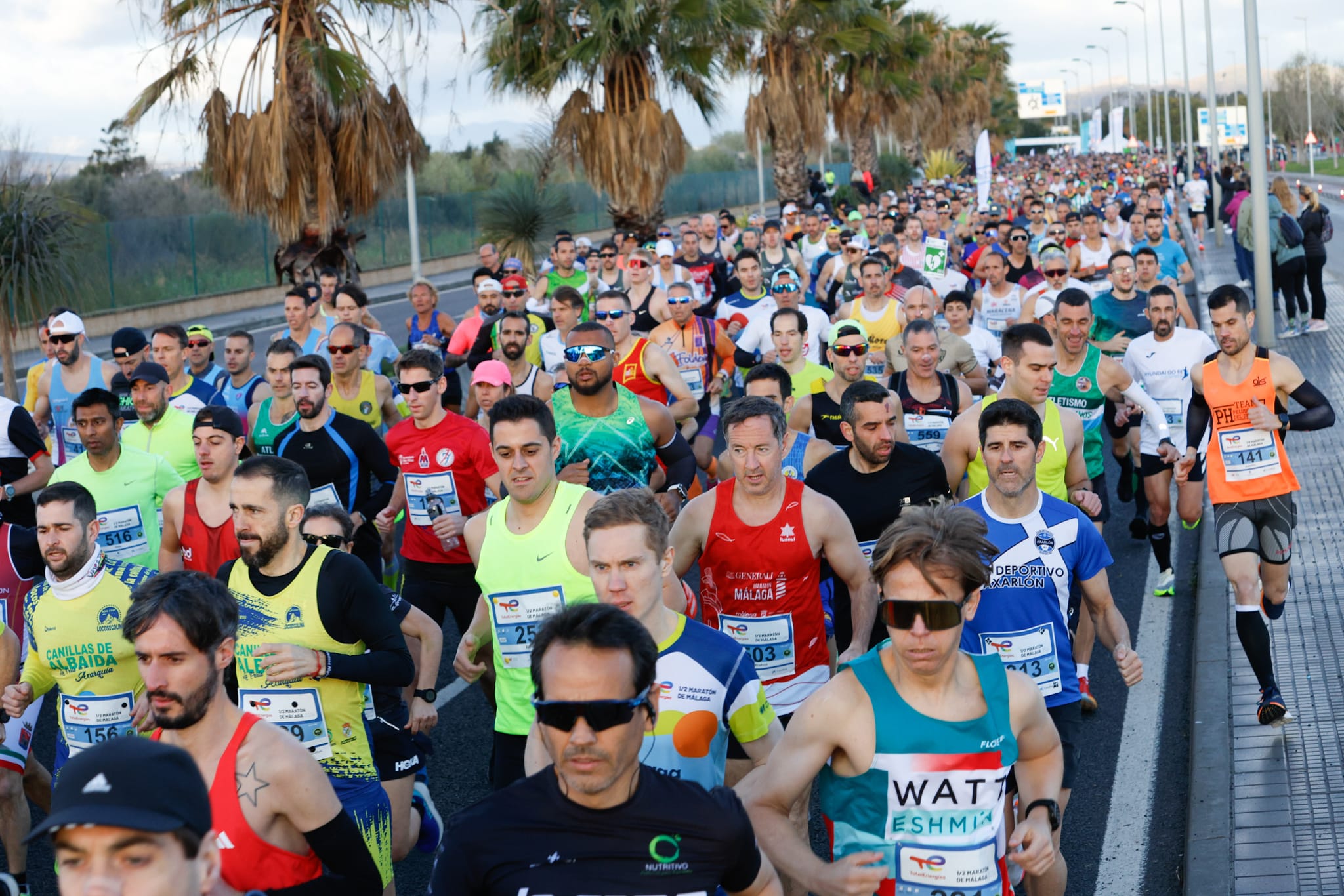 La XXXIII Media Maratón Ciudad de Málaga, en imágenes