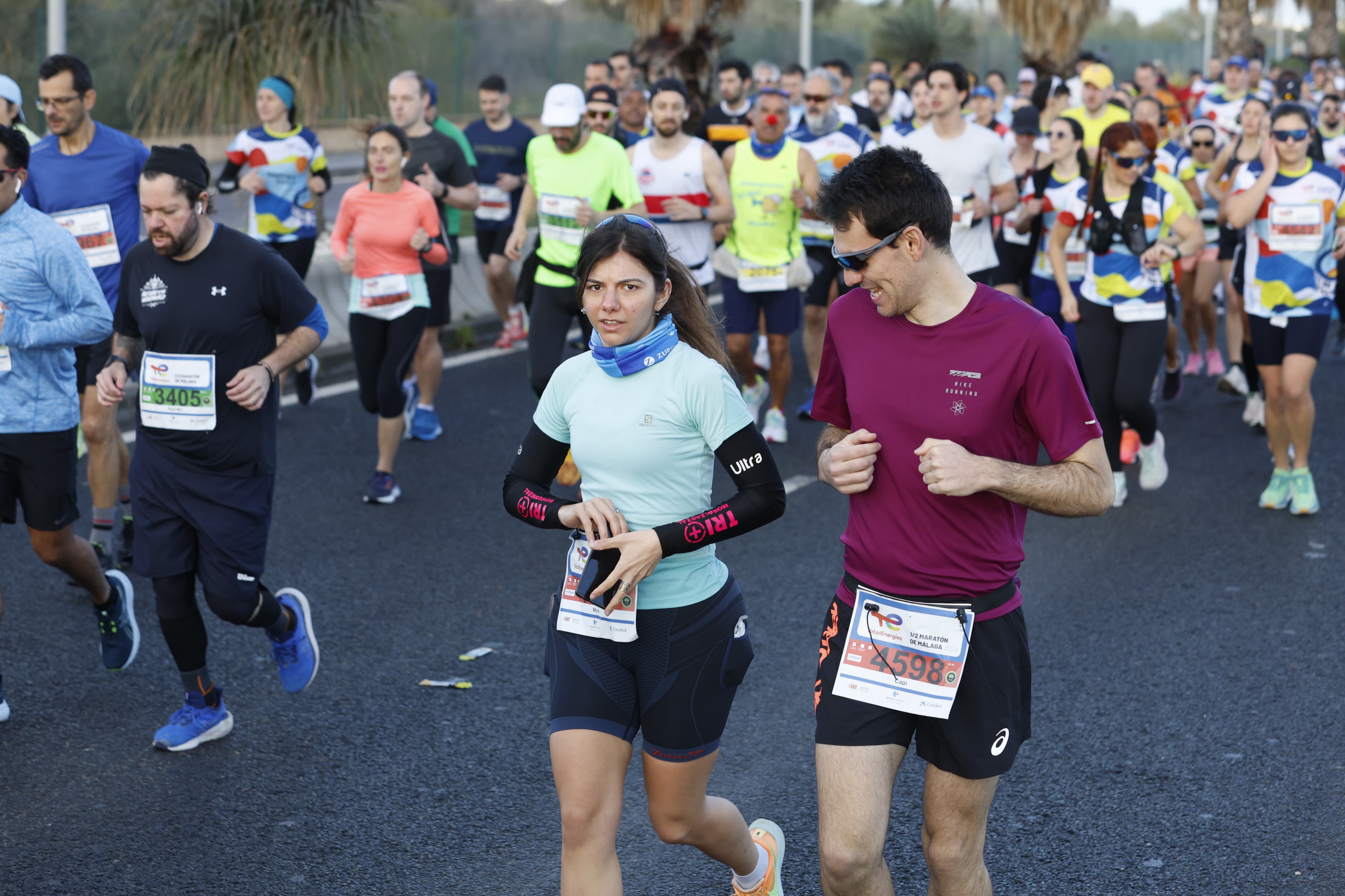 La XXXIII Media Maratón Ciudad de Málaga, en imágenes