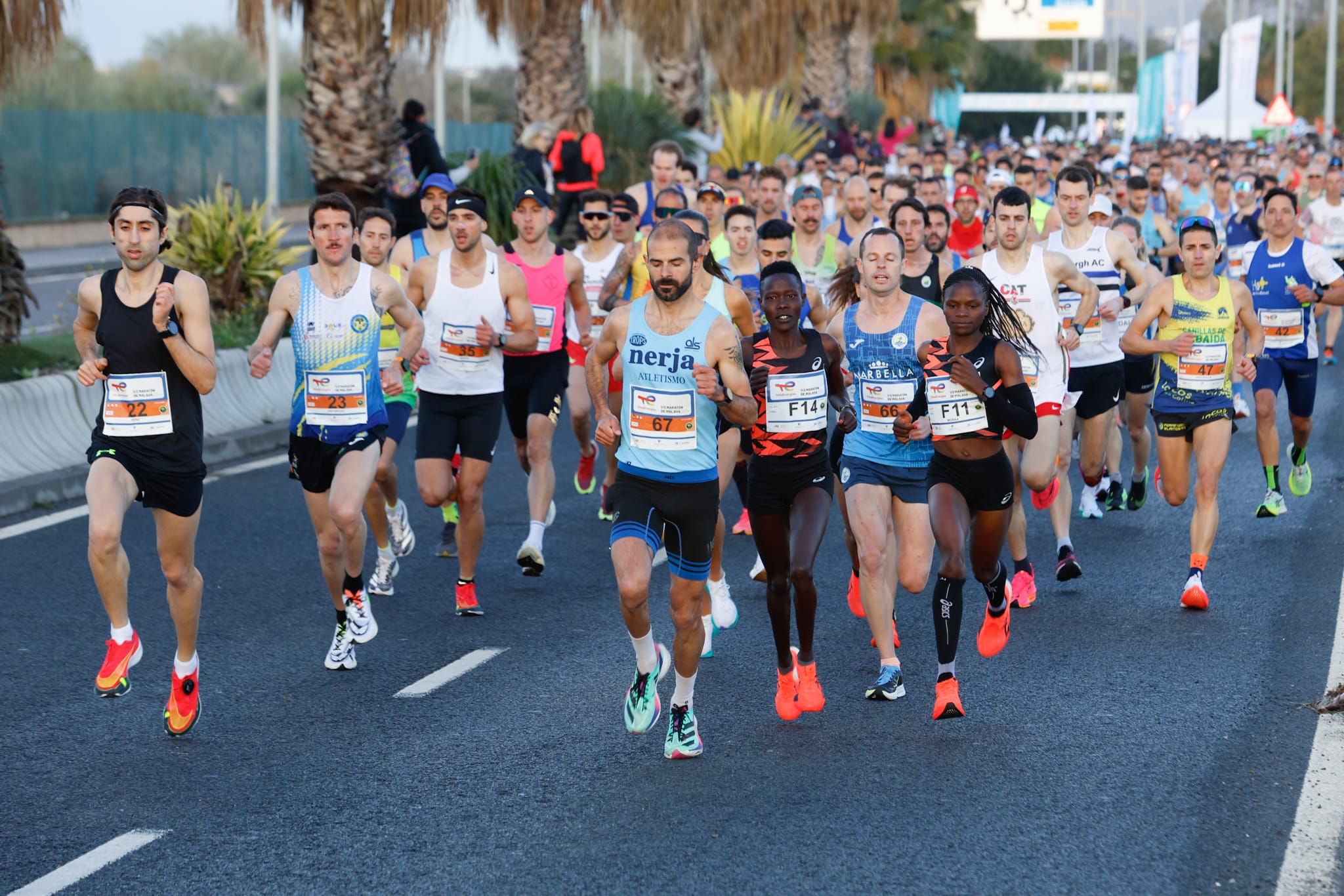 La XXXIII Media Maratón Ciudad de Málaga, en imágenes