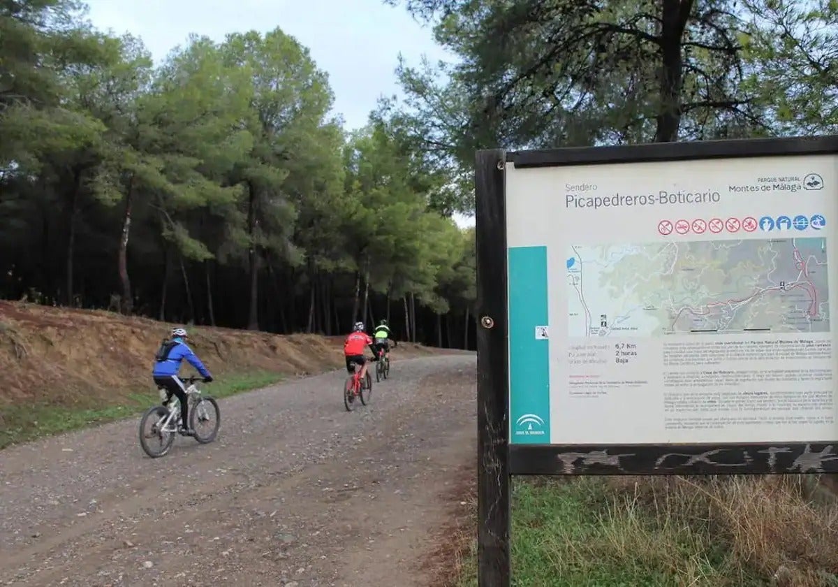 Hallan el resto del esqueleto que se buscaba en Los Montes de Málaga