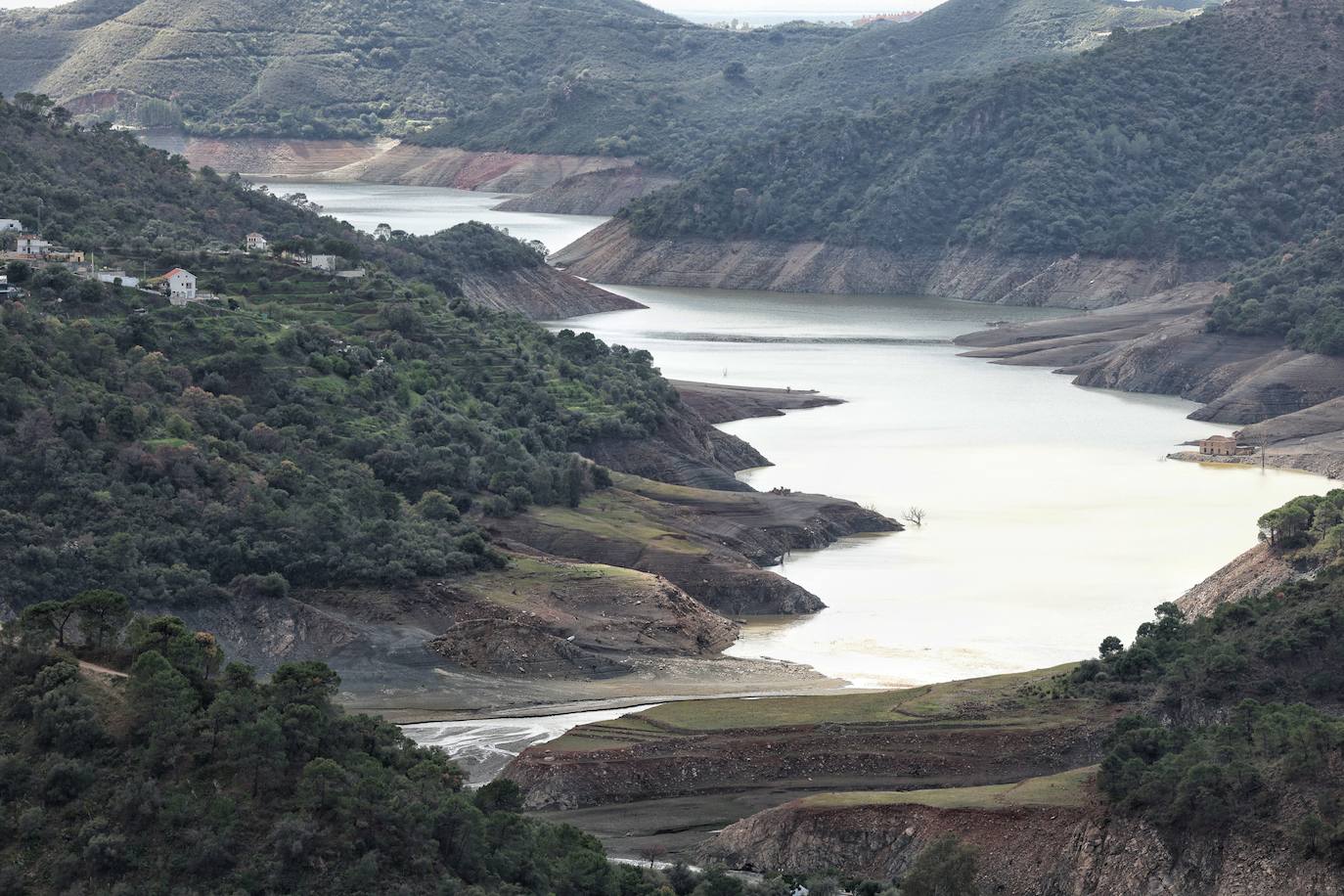 Pantano de La Concepción, en Istán