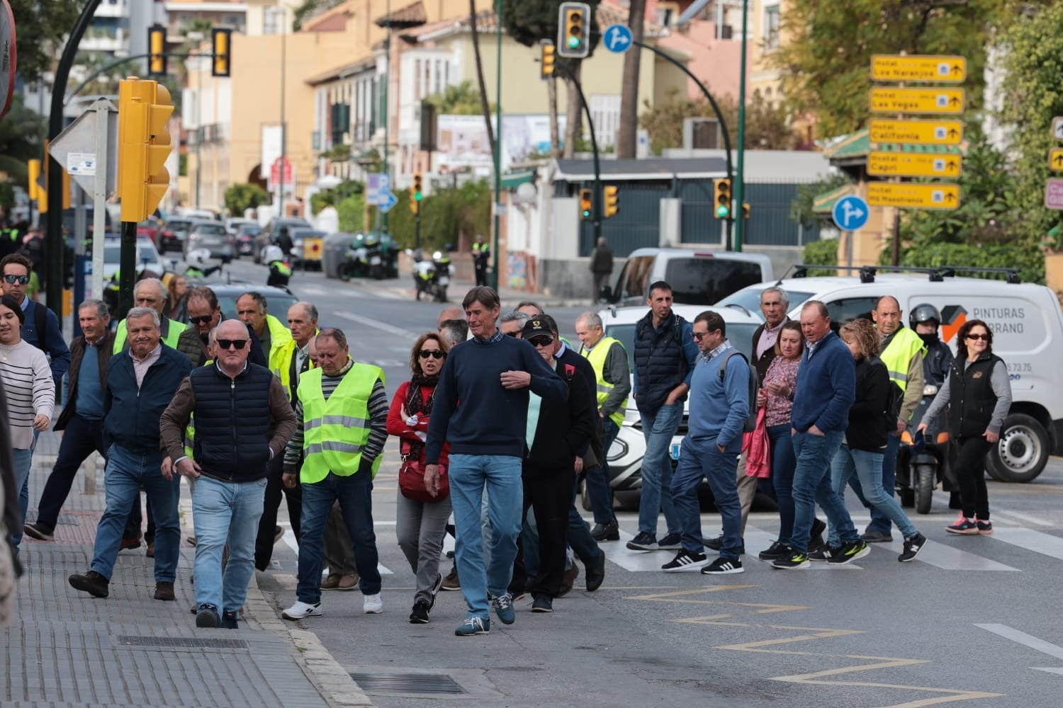 Nueva tractorada en Málaga, este miércoles, convocada por las organizaciones y cooperativas agrarias ASAJA, COAG, UPA y Cooperativas-agroalimentarias.