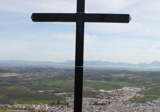 Cruz de la Camorra, en Alameda