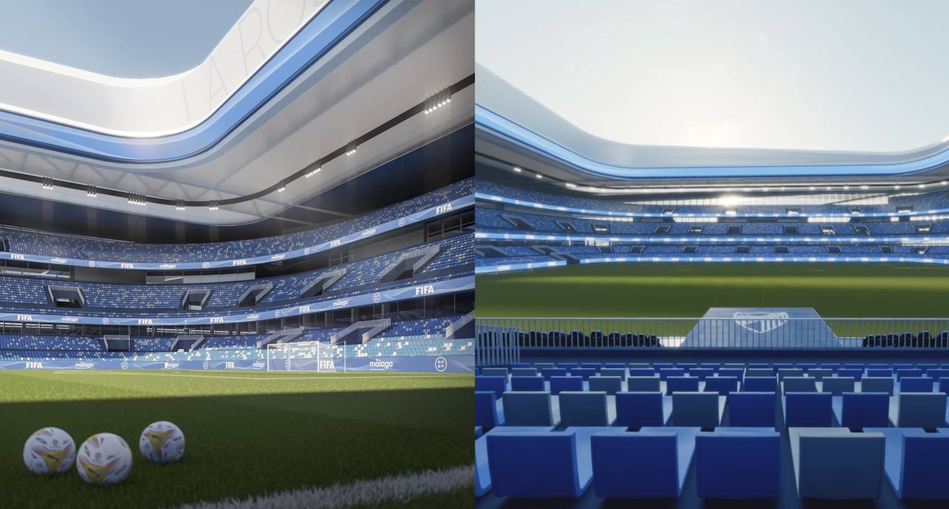 La nueva Rosaleda para el Mundial 2030, en imágenes