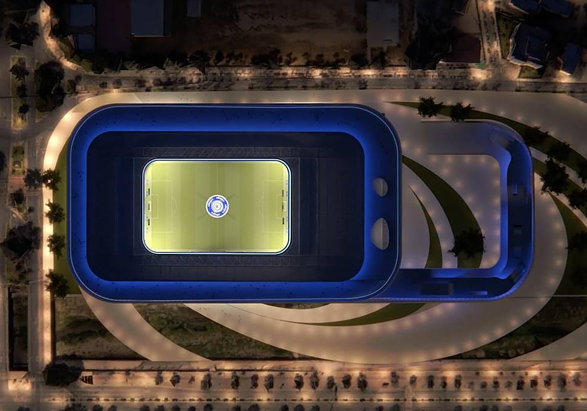 La nueva Rosaleda para el Mundial 2030, en imágenes