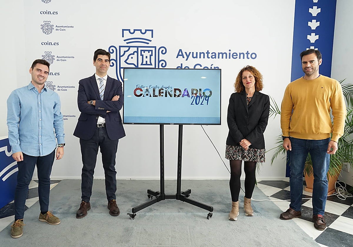 Presentación de la programación festiva de Coín en 2024.