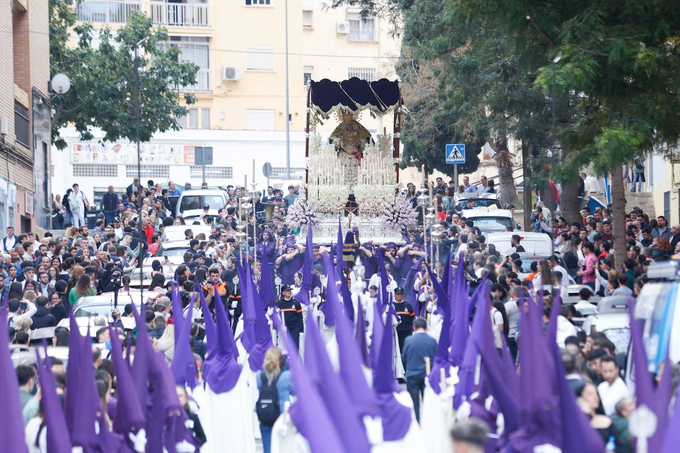 Traslados y procesiones en Málaga capital del sábado 16 de marzo