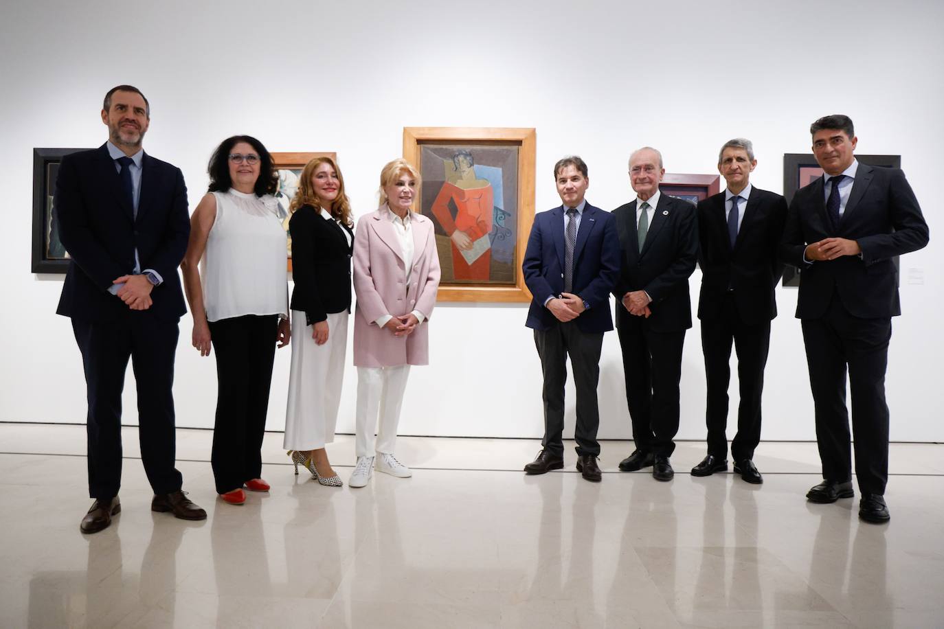 Tita Cervera inaugura la nueva exposición en el Museo Carmen Thyssen Málaga