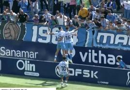 Vídeo del gol y las mejores jugadas de la victoria del Málaga sobre el Intercity (1-0)