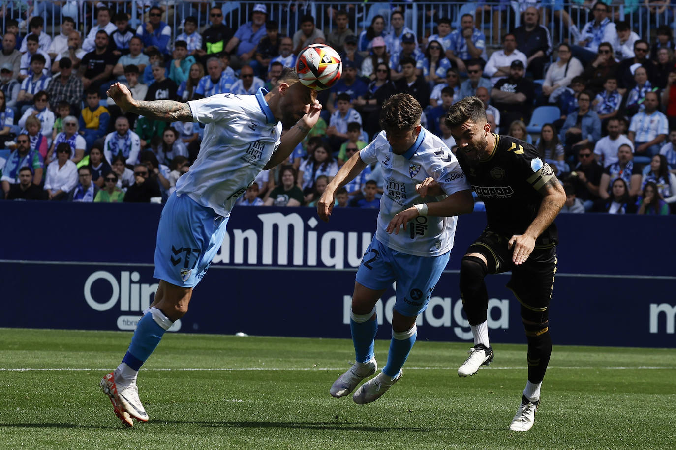 Las mejores imágenes del Málaga-Intercity de Primera RFEF