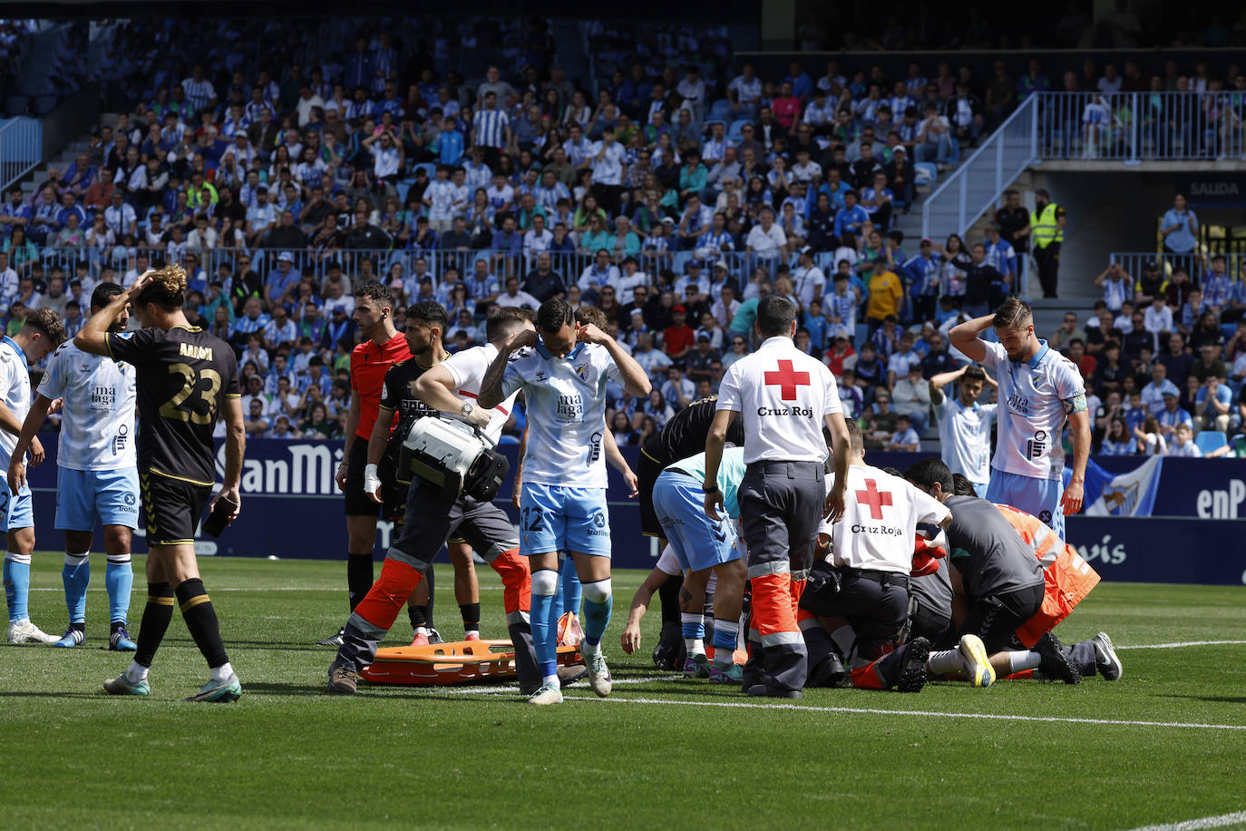 Las mejores imágenes del Málaga-Intercity de Primera RFEF