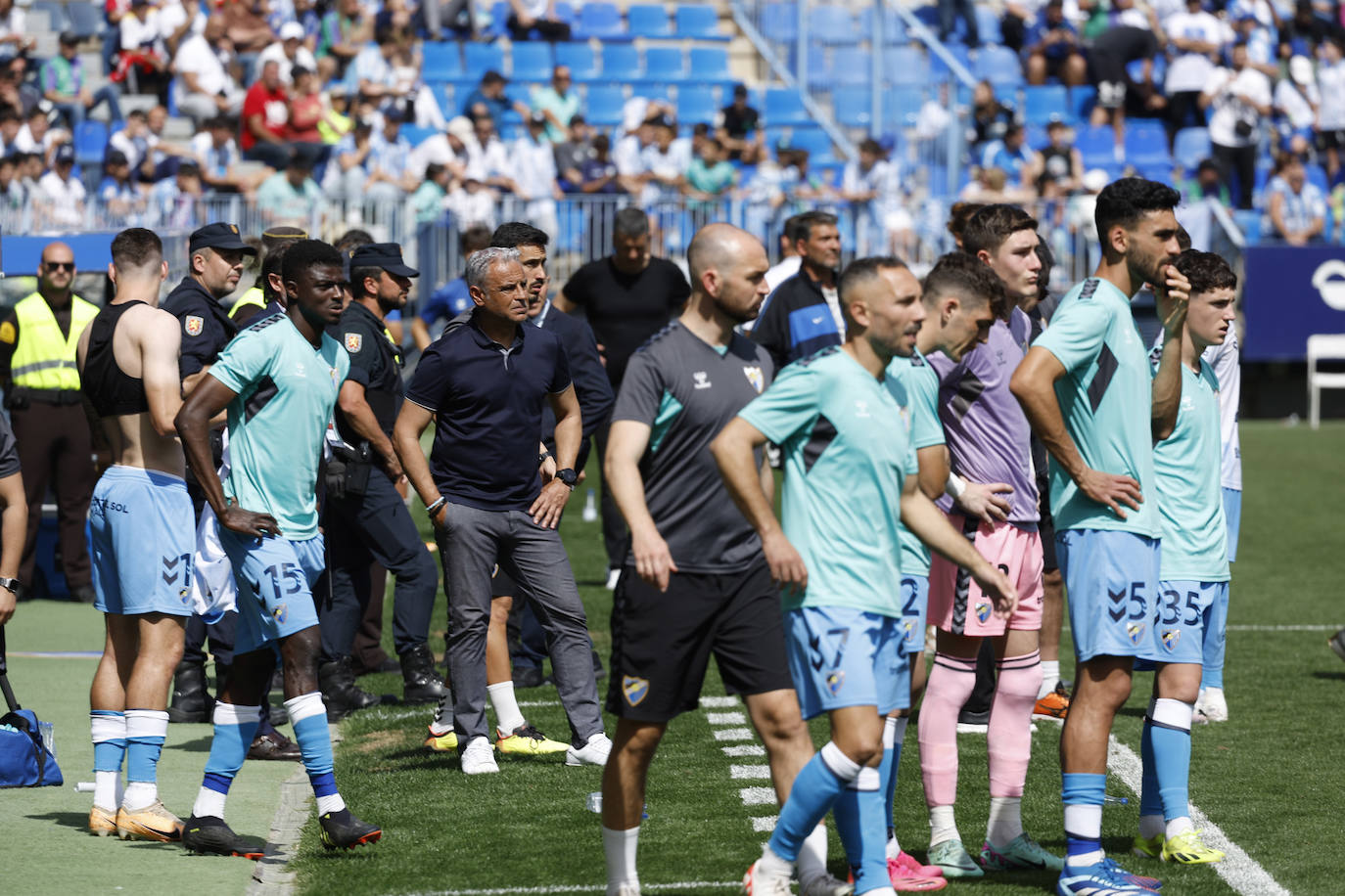 Las mejores imágenes del Málaga-Intercity de Primera RFEF