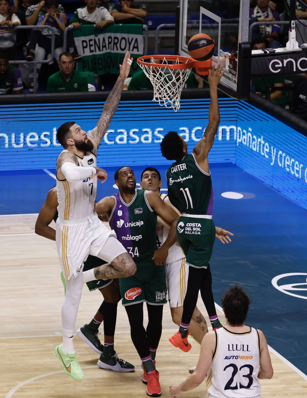 Las mejores imágenes del Unicaja-Real Madrid en el Martín Carpena
