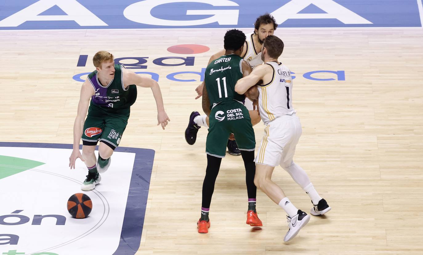 Las mejores imágenes del Unicaja-Real Madrid en el Martín Carpena