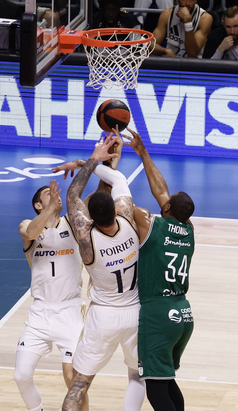 Las mejores imágenes del Unicaja-Real Madrid en el Martín Carpena