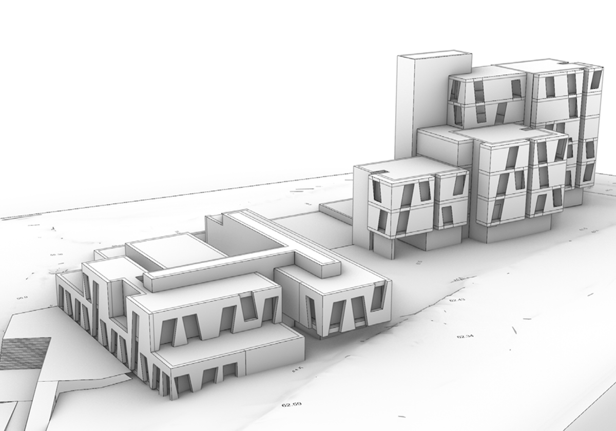 Imagen virtual del cuartel de la Guardia Civil que se proyecta en Alhaurín de la Torre.