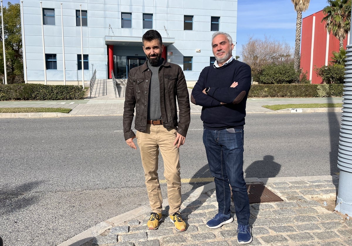 Alberto Santaella y Vicente Martínez.